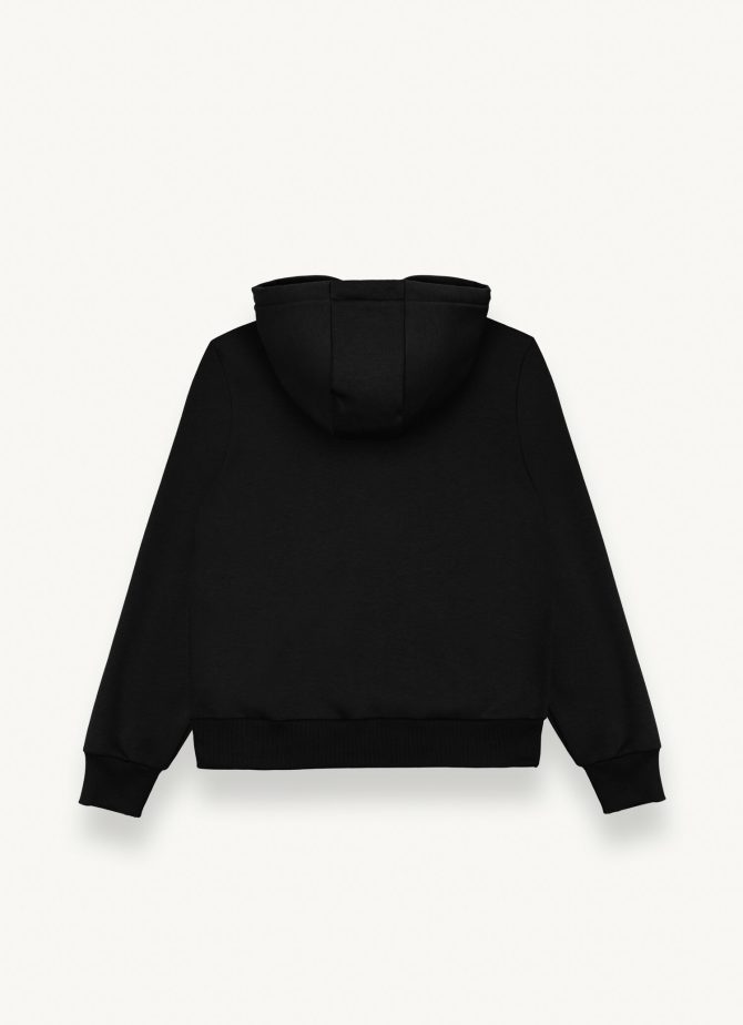 Solid colour hooded sweatshirt - Image 5