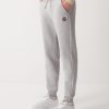 Brushed cotton blend fleece jumpsuit trousers