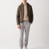 Brushed cotton blend fleece jumpsuit trousers - Image 2