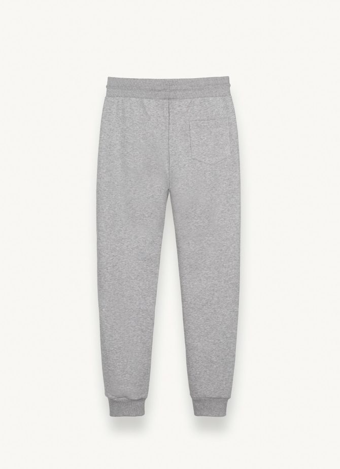 Brushed cotton blend fleece jumpsuit trousers - Image 5