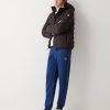 Brushed cotton blend fleece jumpsuit trousers - Image 2