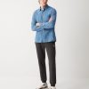 Brushed cotton blend fleece jumpsuit trousers - Image 2
