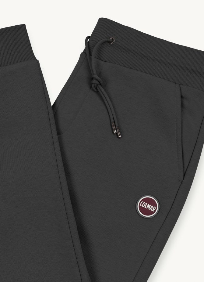 Brushed cotton blend fleece jumpsuit trousers - Image 6