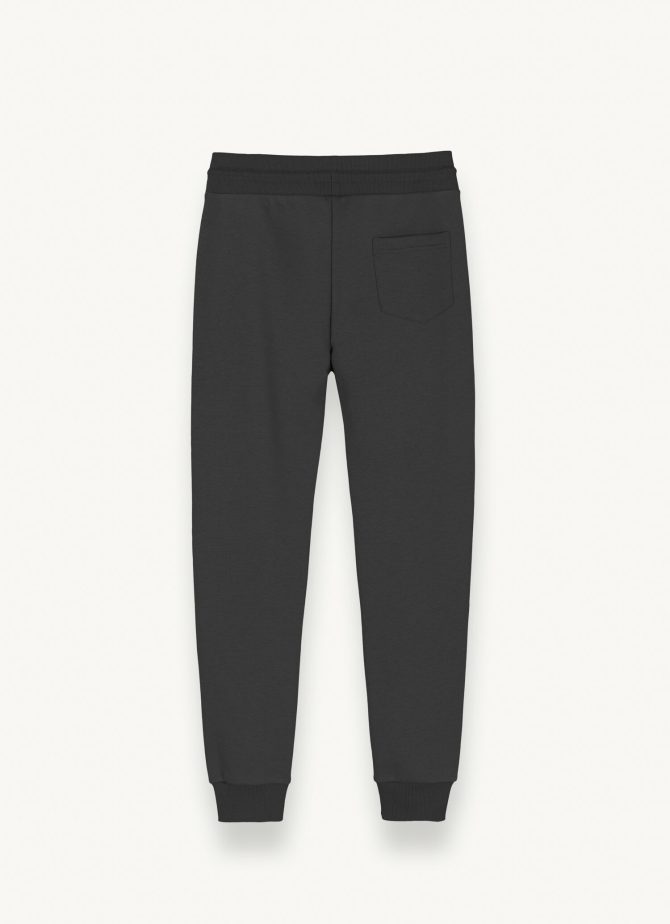 Brushed cotton blend fleece jumpsuit trousers - Image 5
