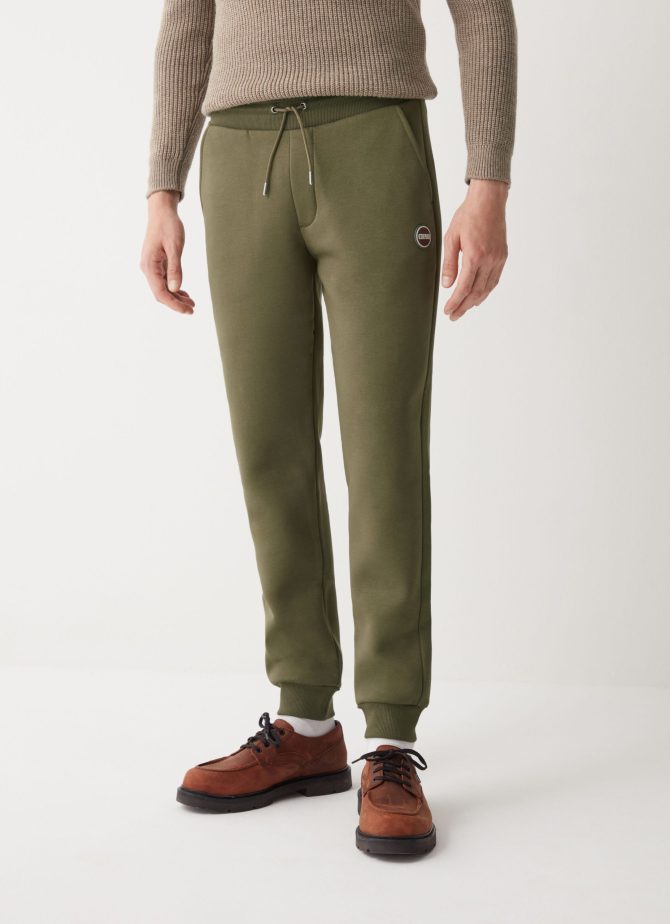 Brushed cotton blend fleece jumpsuit trousers - Image 3