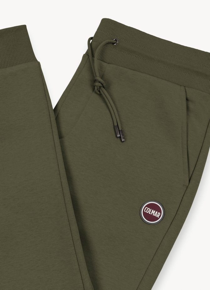 Brushed cotton blend fleece jumpsuit trousers - Image 6