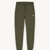 Brushed cotton blend fleece jumpsuit trousers - Image 4