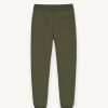 Brushed cotton blend fleece jumpsuit trousers - Image 5