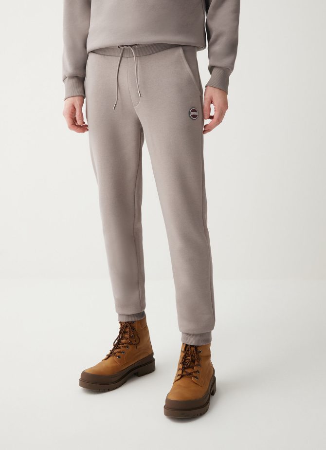 Brushed cotton blend fleece jumpsuit trousers - Image 2