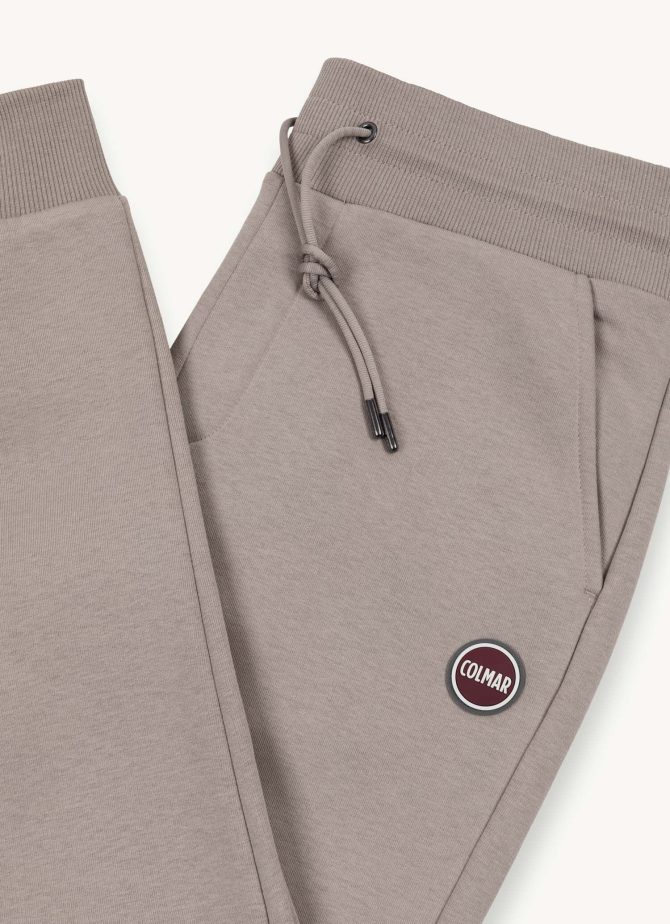 Brushed cotton blend fleece jumpsuit trousers - Image 6