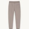 Brushed cotton blend fleece jumpsuit trousers - Image 5