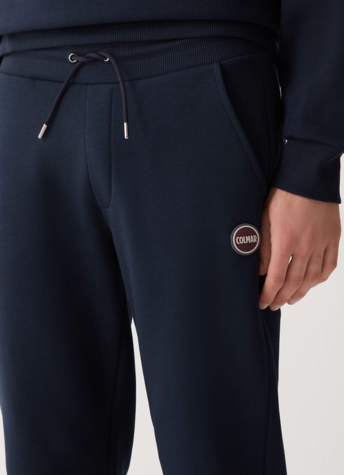 Brushed cotton blend fleece jumpsuit trousers - Image 3