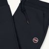 Brushed cotton blend fleece jumpsuit trousers - Image 6