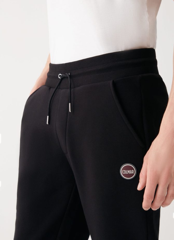 Brushed cotton blend fleece jumpsuit trousers - Image 2