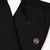 Brushed cotton blend fleece jumpsuit trousers - Image 6