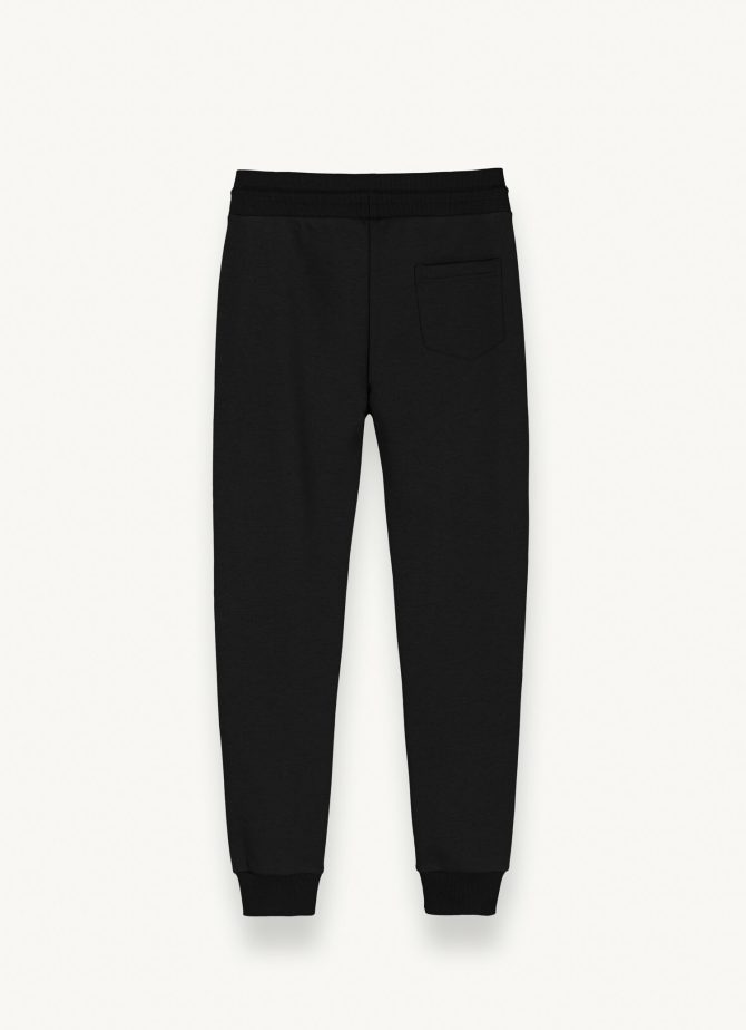 Brushed cotton blend fleece jumpsuit trousers - Image 5