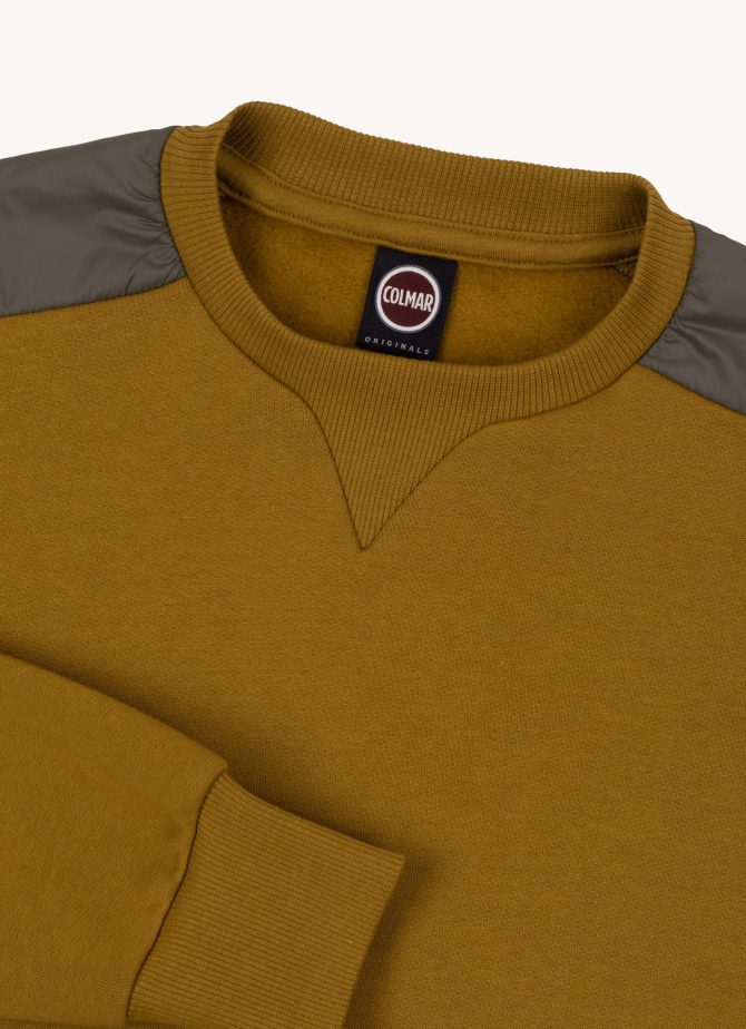 100% cotton crewneck technical brushed sweatshirt - Image 6