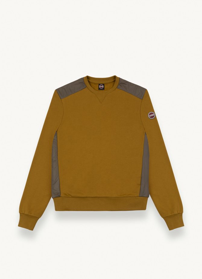 100% cotton crewneck technical brushed sweatshirt - Image 4