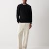 100% cotton crewneck technical brushed sweatshirt - Image 2