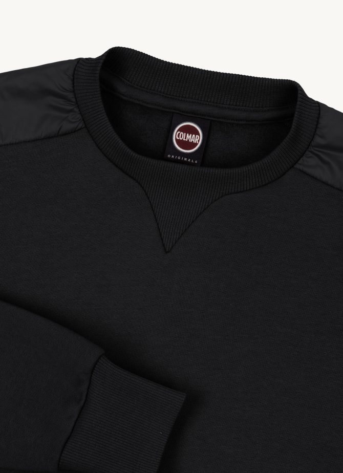 100% cotton crewneck technical brushed sweatshirt - Image 6