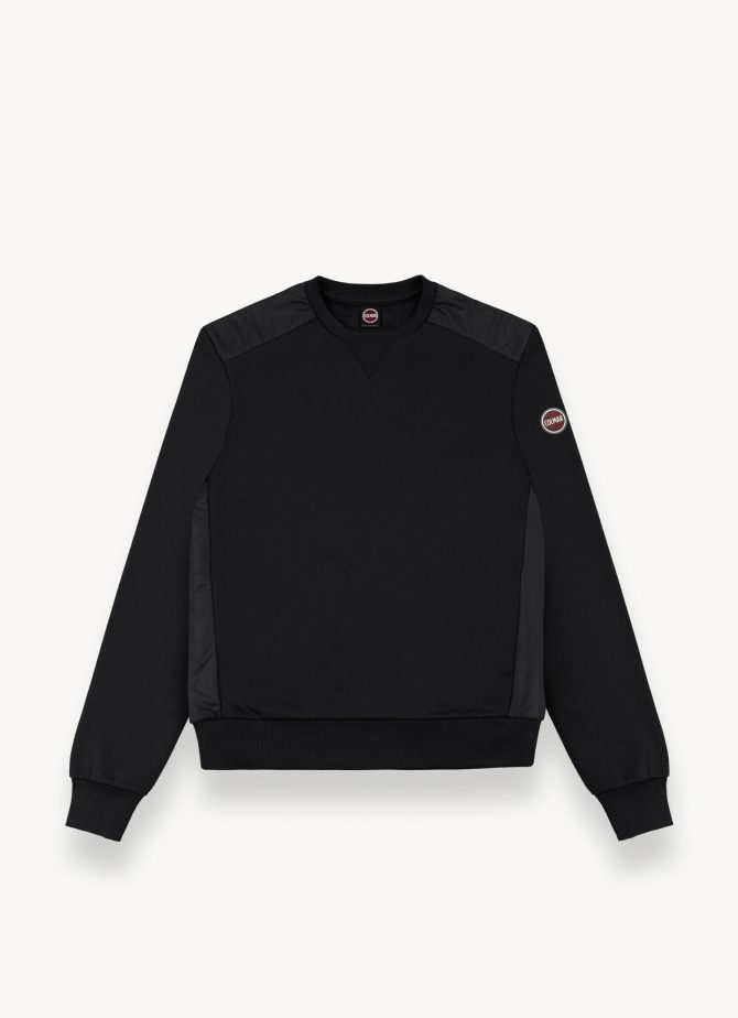 100% cotton crewneck technical brushed sweatshirt - Image 4