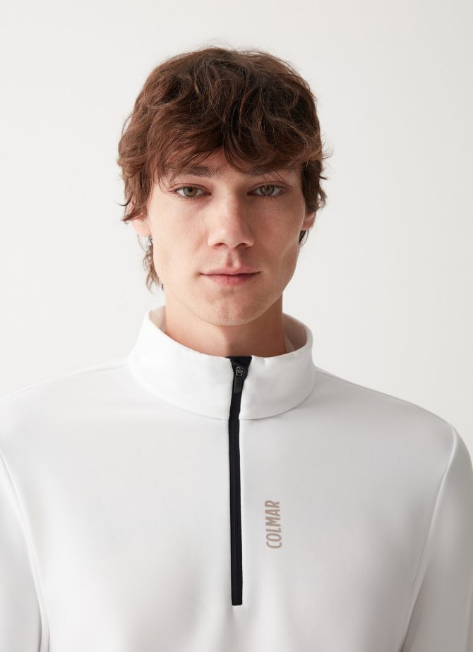Half zip stretch fleece ski sweatshirt - Image 2