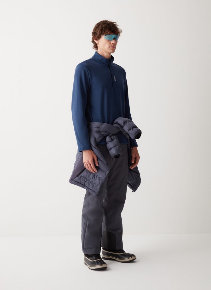 Half zip stretch fleece ski sweatshirt - Image 2