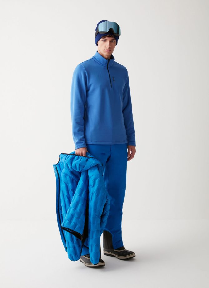 Half zip stretch fleece ski sweatshirt - Image 3