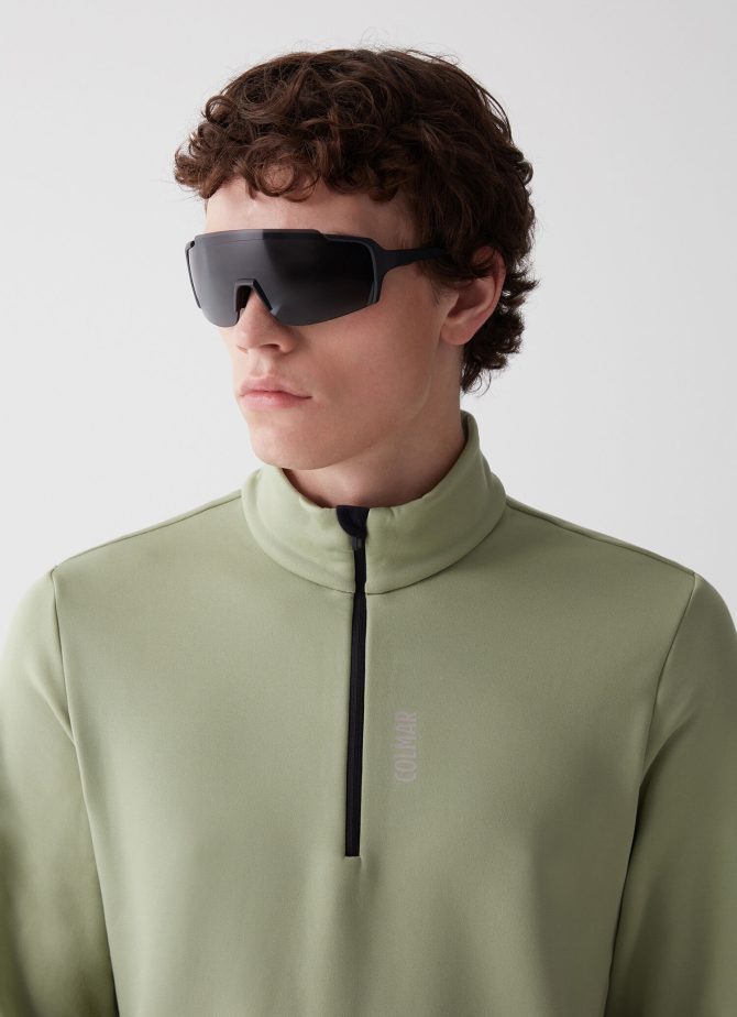 Half zip stretch fleece ski sweatshirt - Image 2