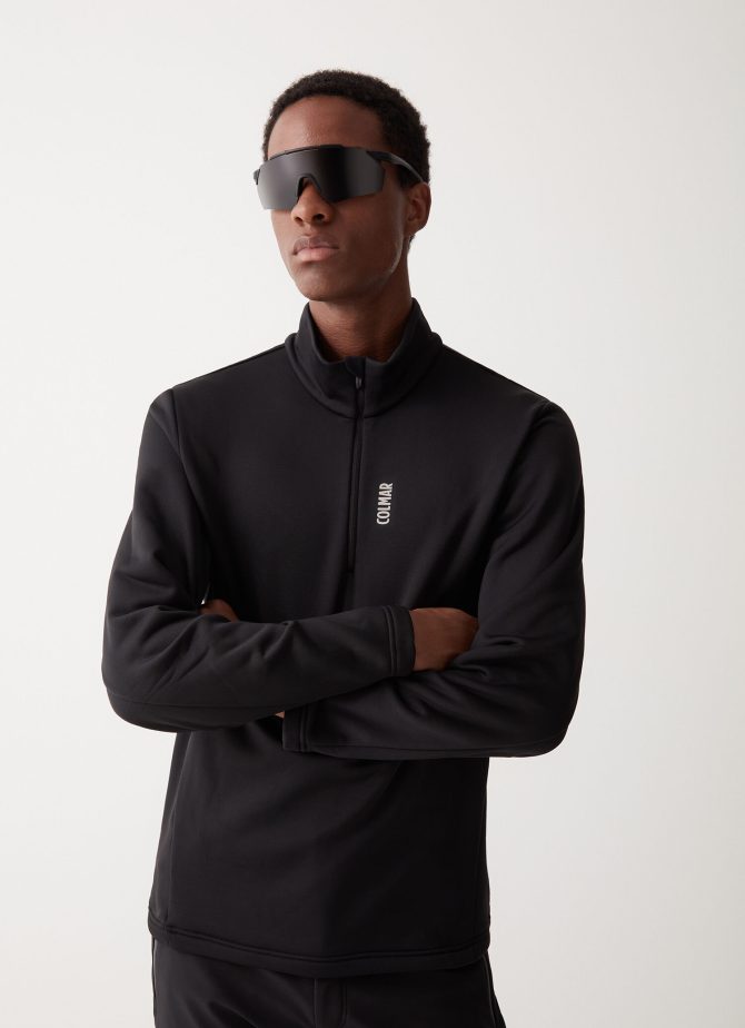 Half zip stretch fleece ski sweatshirt - Image 3