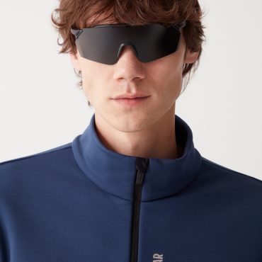 Stretch fleece full zip ski sweatshirt