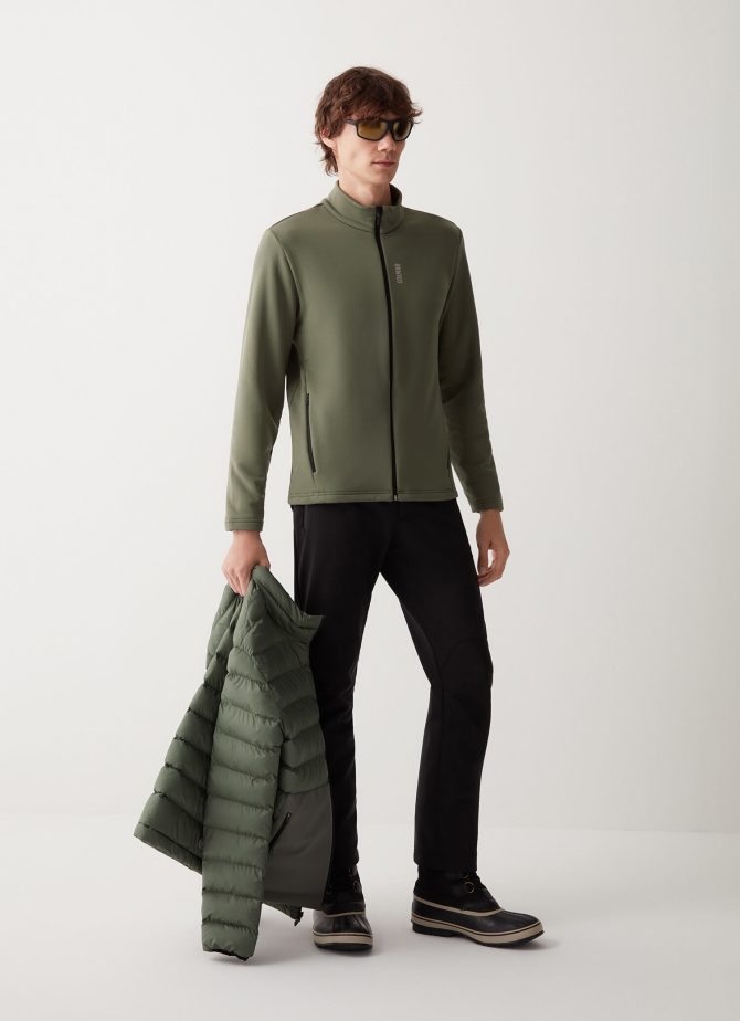 Stretch fleece full zip ski sweatshirt - Image 3