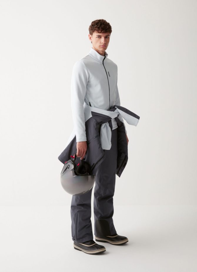 Stretch fleece full zip ski sweatshirt - Image 2