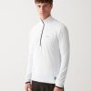 Half-zip technical ski sweater