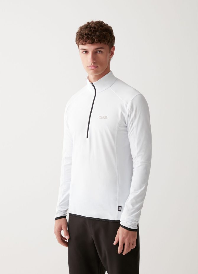 Half-zip technical ski sweater