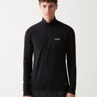 Half-zip technical ski sweater