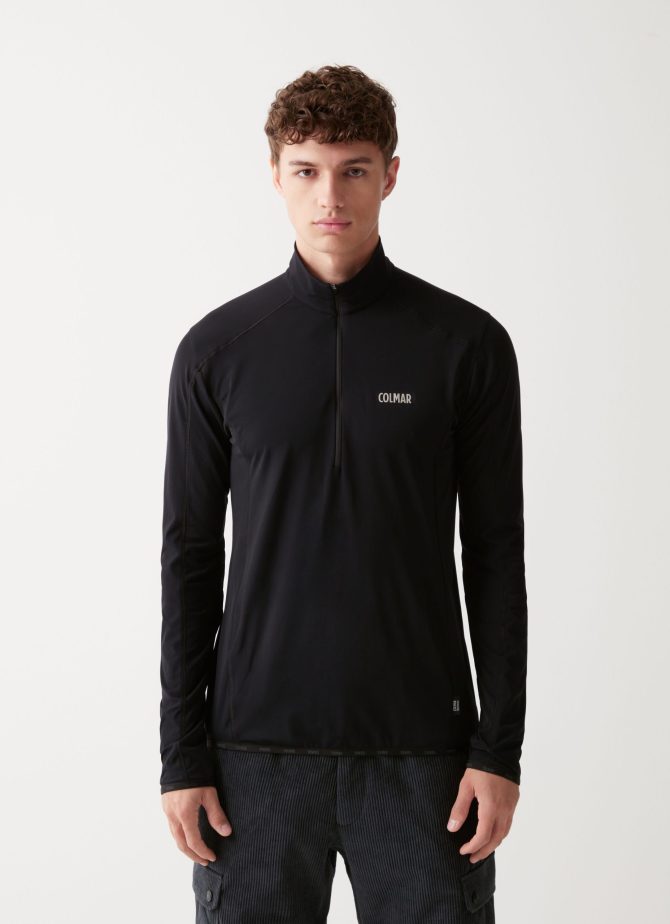 Half-zip technical ski sweater