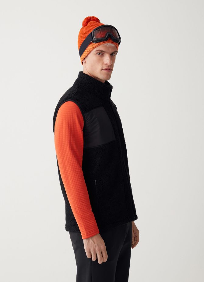 Teddy-effect full-zip gilet - Image 3