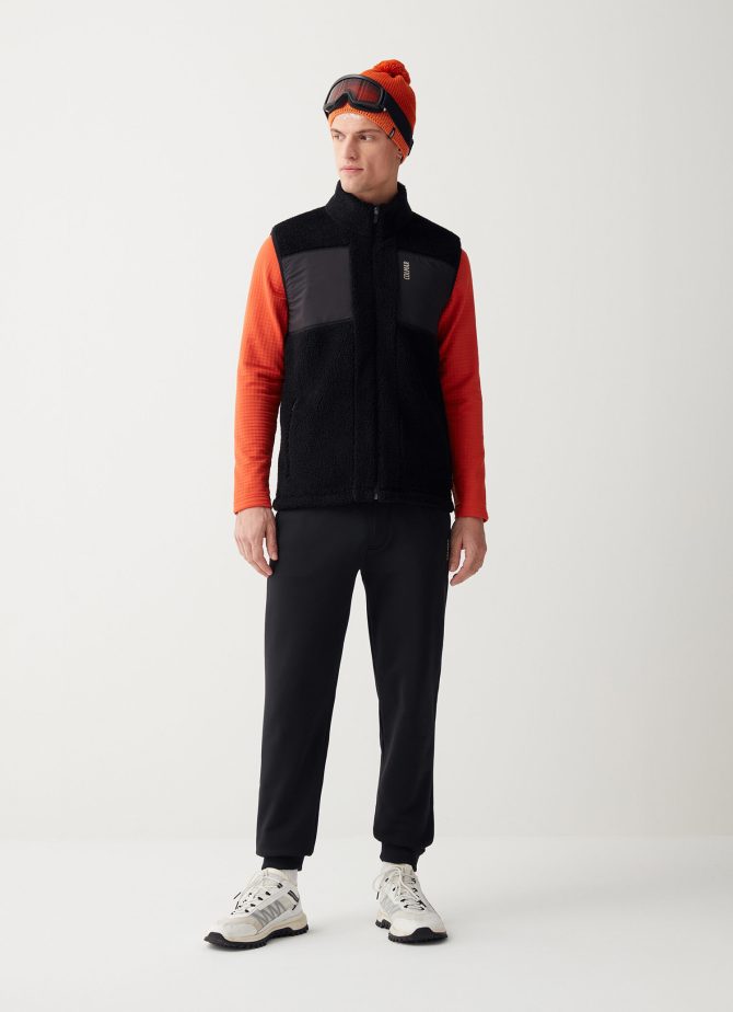 Teddy-effect full-zip gilet - Image 2