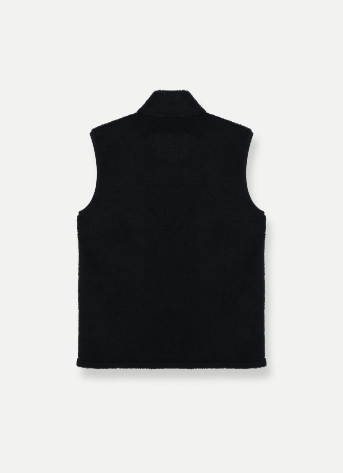Teddy-effect full-zip gilet - Image 5