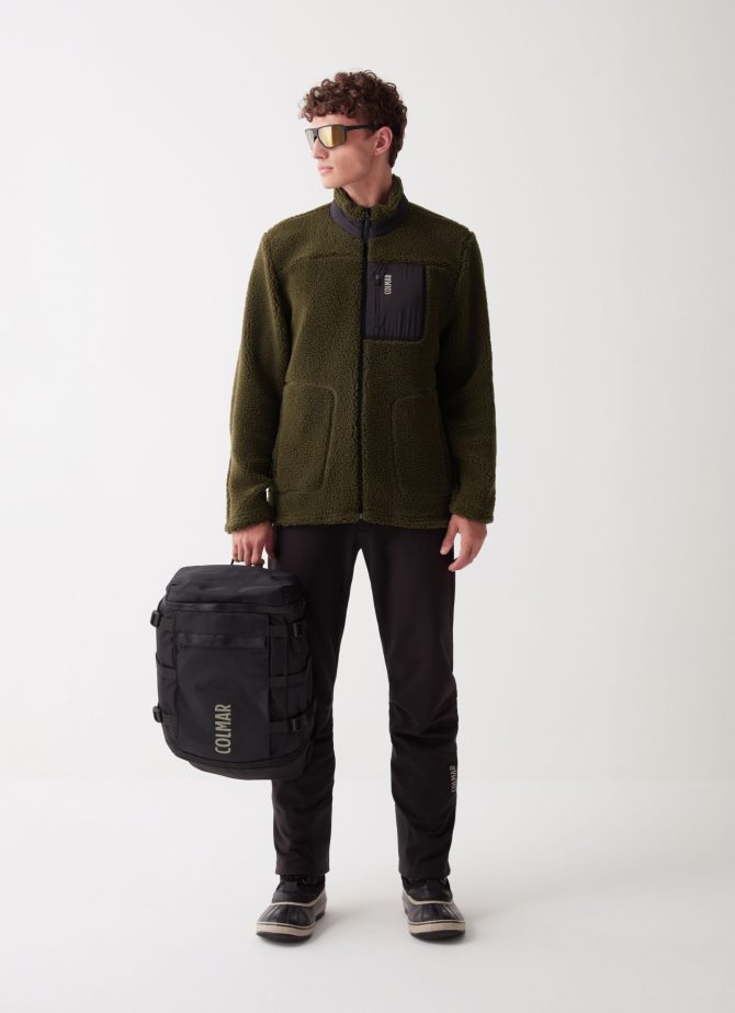 Teddy bear-effect full zip sweatshirt - Image 3