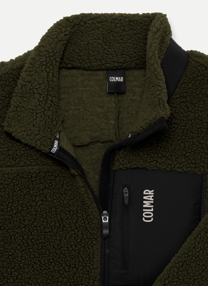 Teddy bear-effect full zip sweatshirt - Image 6