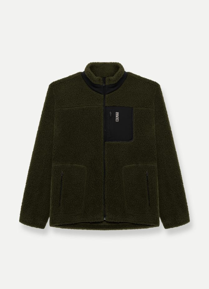 Teddy bear-effect full zip sweatshirt - Image 4