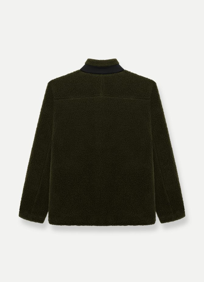 Teddy bear-effect full zip sweatshirt - Image 5