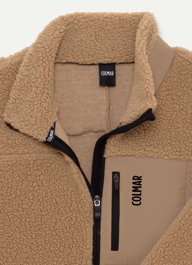 Teddy bear-effect full zip sweatshirt - Image 6