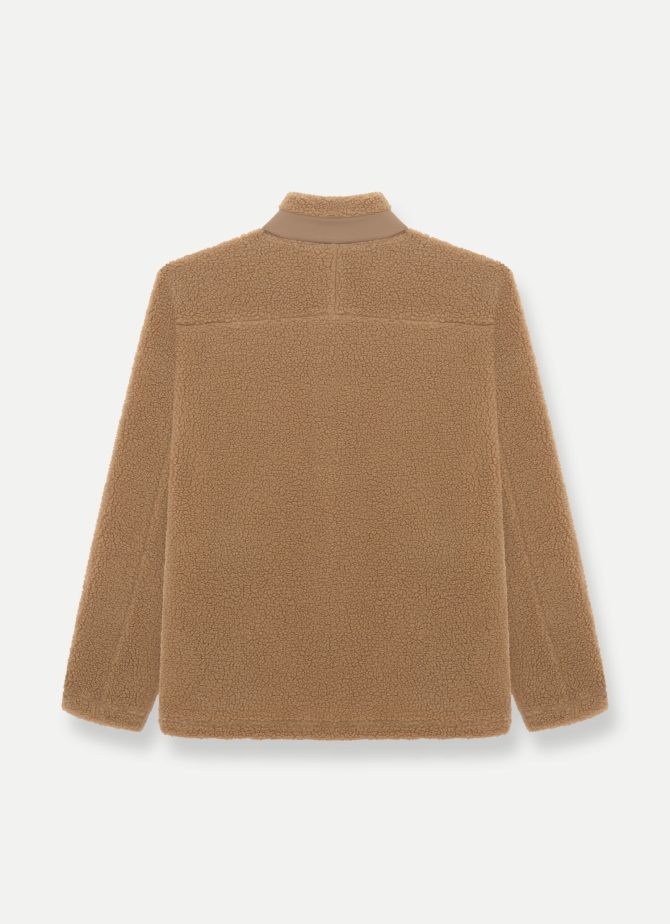 Teddy bear-effect full zip sweatshirt - Image 5
