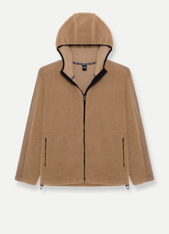 Full-zip teddy-effect hoody - Image 4