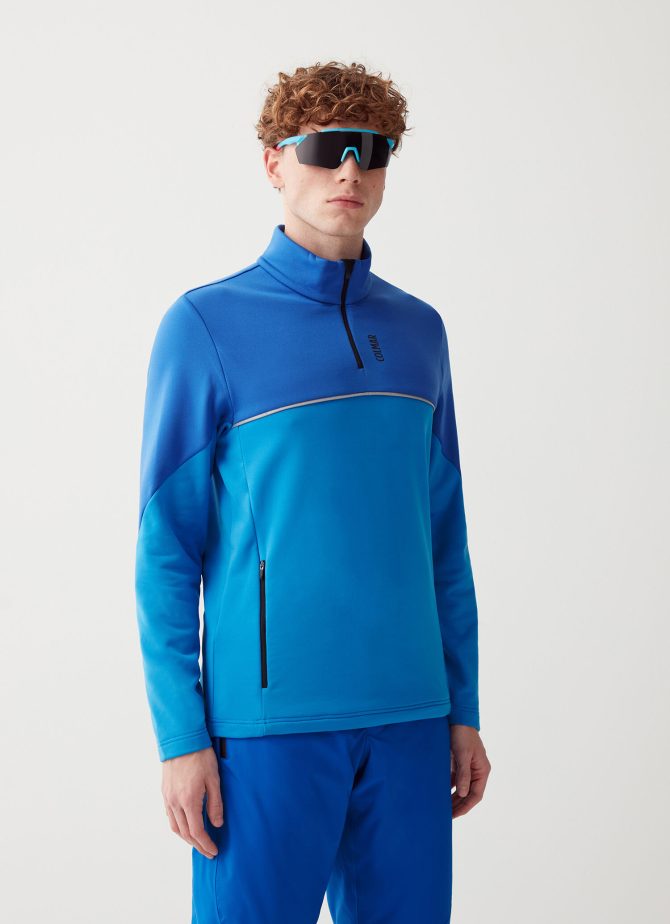 Ski sweatshirt with reflective trim