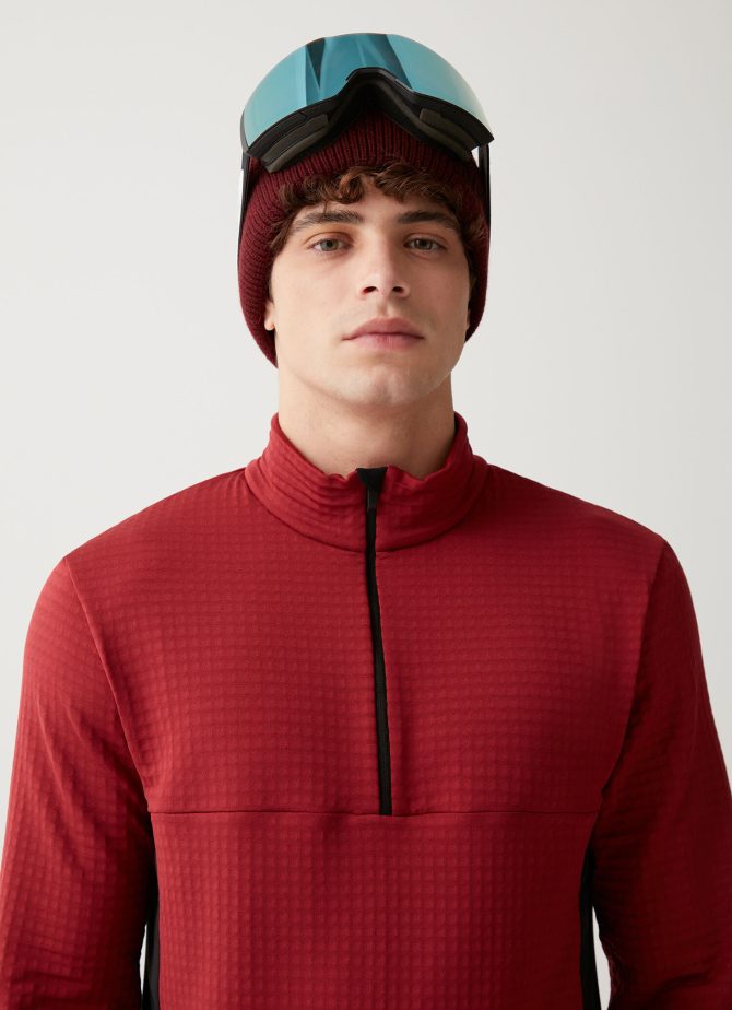 Waffle-effect stretch ski sweatshirt - Image 3