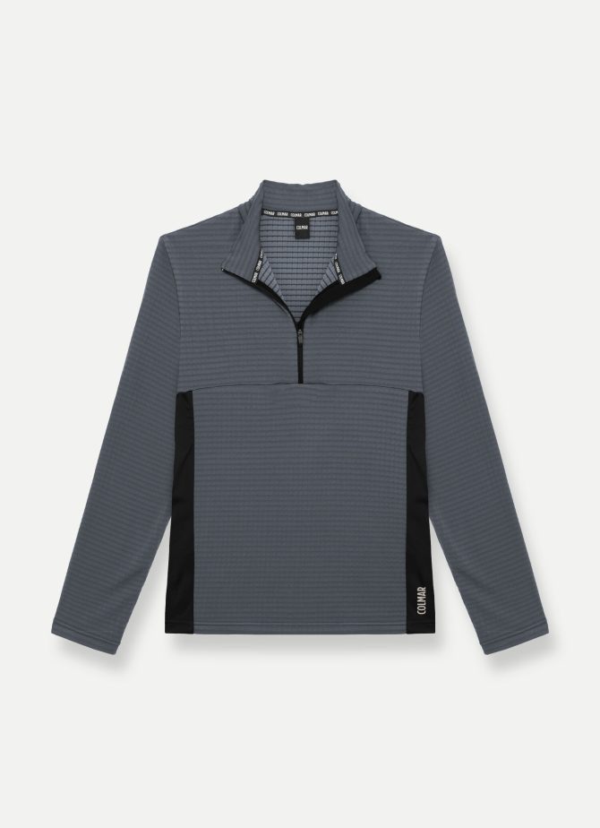 Waffle-effect stretch ski sweatshirt - Image 4